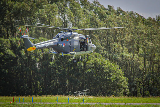 Royal Netherlands Navy Lynx inbound Den Helder Airport/ Naval Air Station De Kooy.