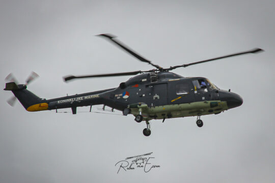 Royal Netherlands Navy Lynx inbound Den Helder Airport/ Naval Air Station De Kooy.