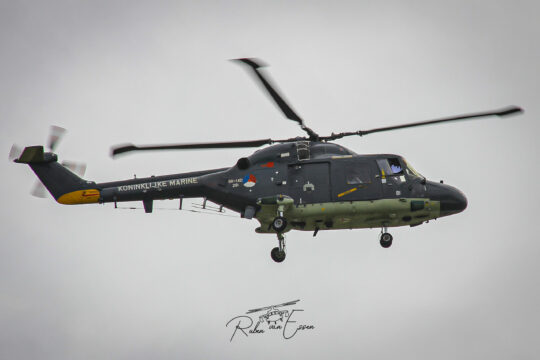 Royal Netherlands Navy Lynx inbound Den Helder Airport/ Naval Air Station De Kooy.